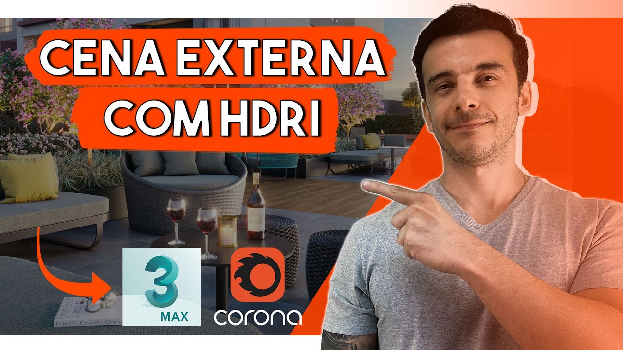 FINALIZANDO UMA CENA EXTERNA COM HDRI - 3DMAX / CORONA