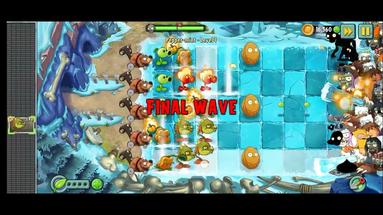 I try the plant of the week in pvz2 