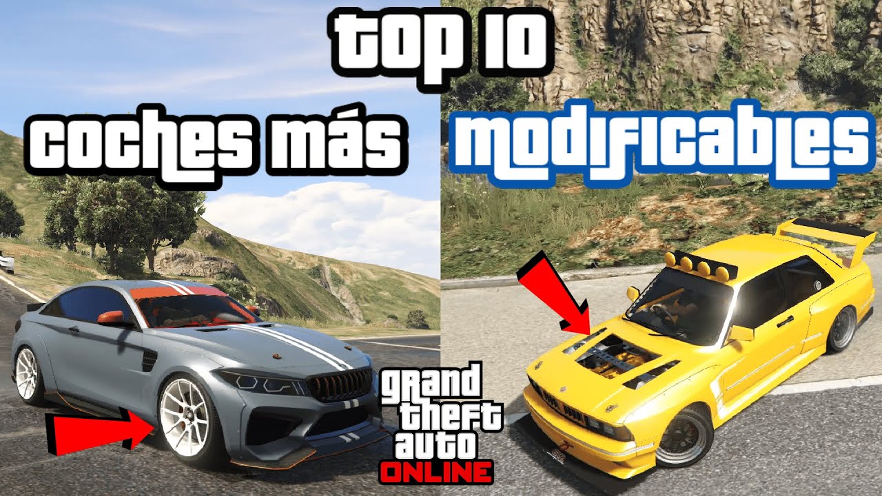 TOP 10 coches con más MODIFICACIONES en GTA Online
