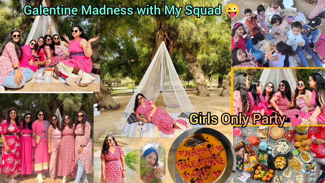 Galentine Picnic with My Girls 💕 || Giggles, Gossip & Goofiness 💖 || SinghsapnaDK ||