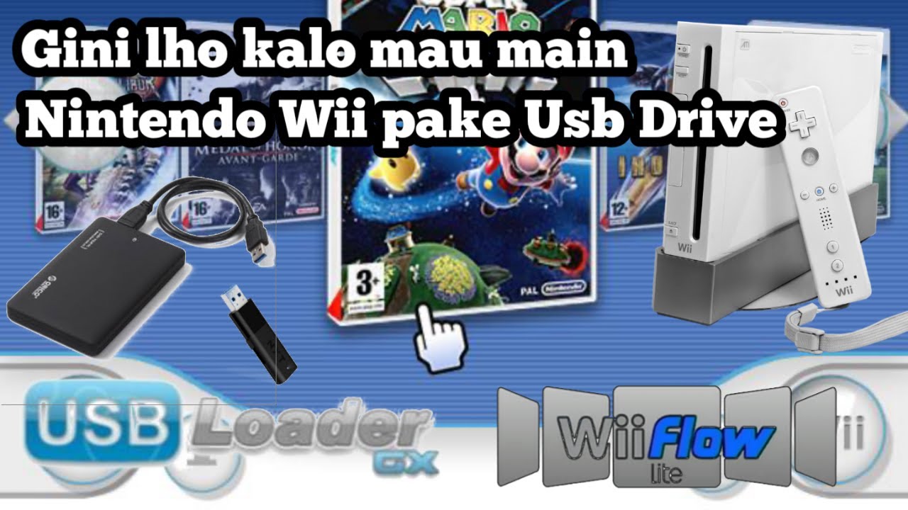 Cara install usb loader gx dan wiiflow