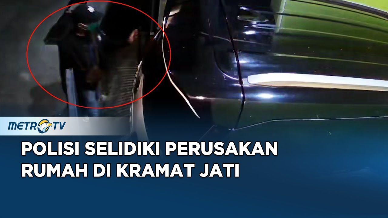 Rumah Warga Kramat Jati Dirusak OTK, Polisi Identifikasi Pelaku dari Rekaman CCTV