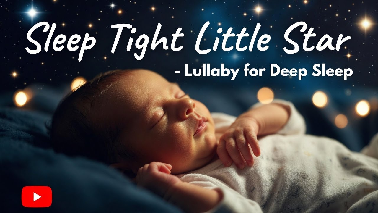 Sleep Tight Little Star 🌙 | Gentle Toddler Lullaby for Deep Sleep & Calm Nights
