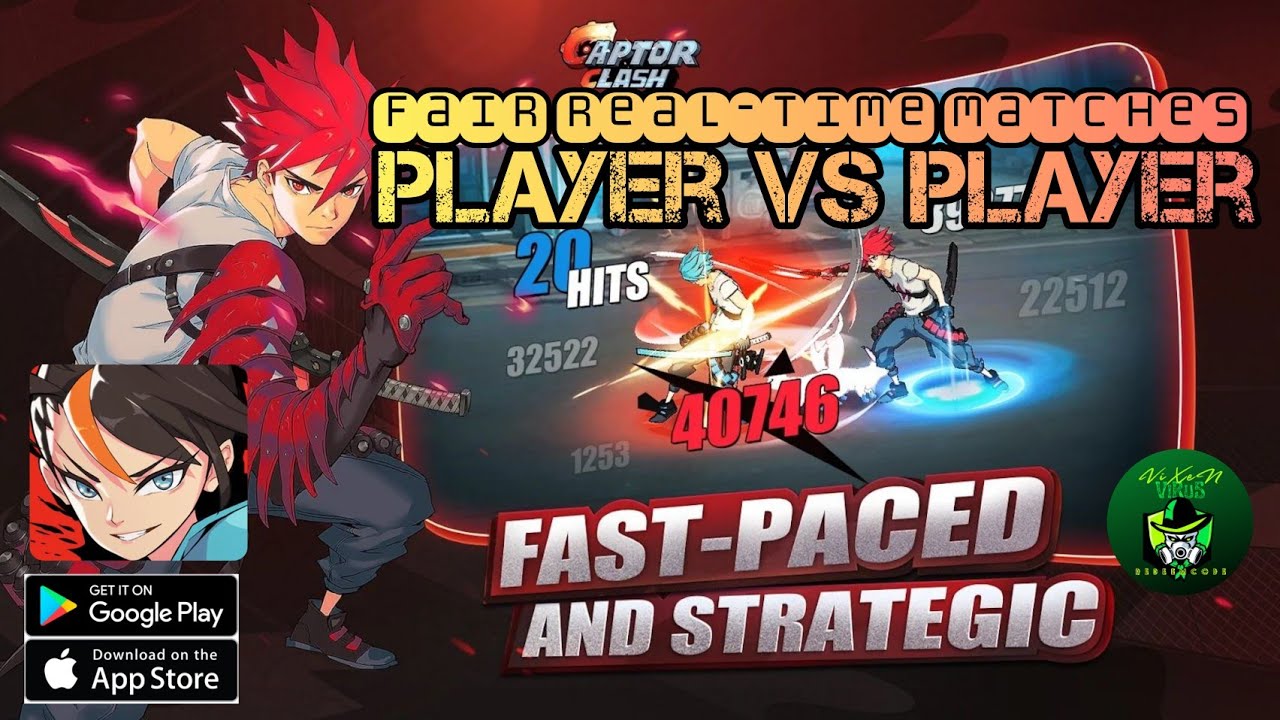 Captor Clash Fair Real-time Matches Player Vs Player(PVP) - First Match #1 ARPG Gameplay Android/iOS