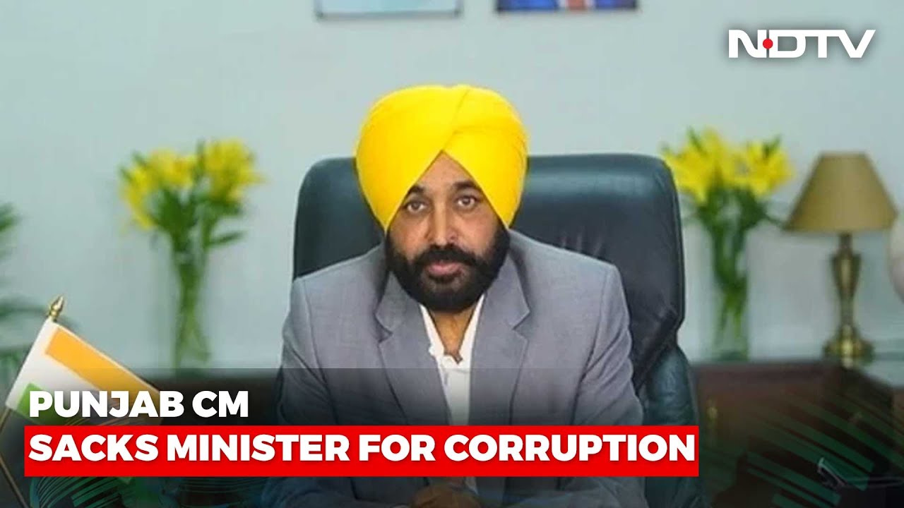 Punjab Minister Sacked By Bhagwant Mann Over Corruption Charge, Arrested