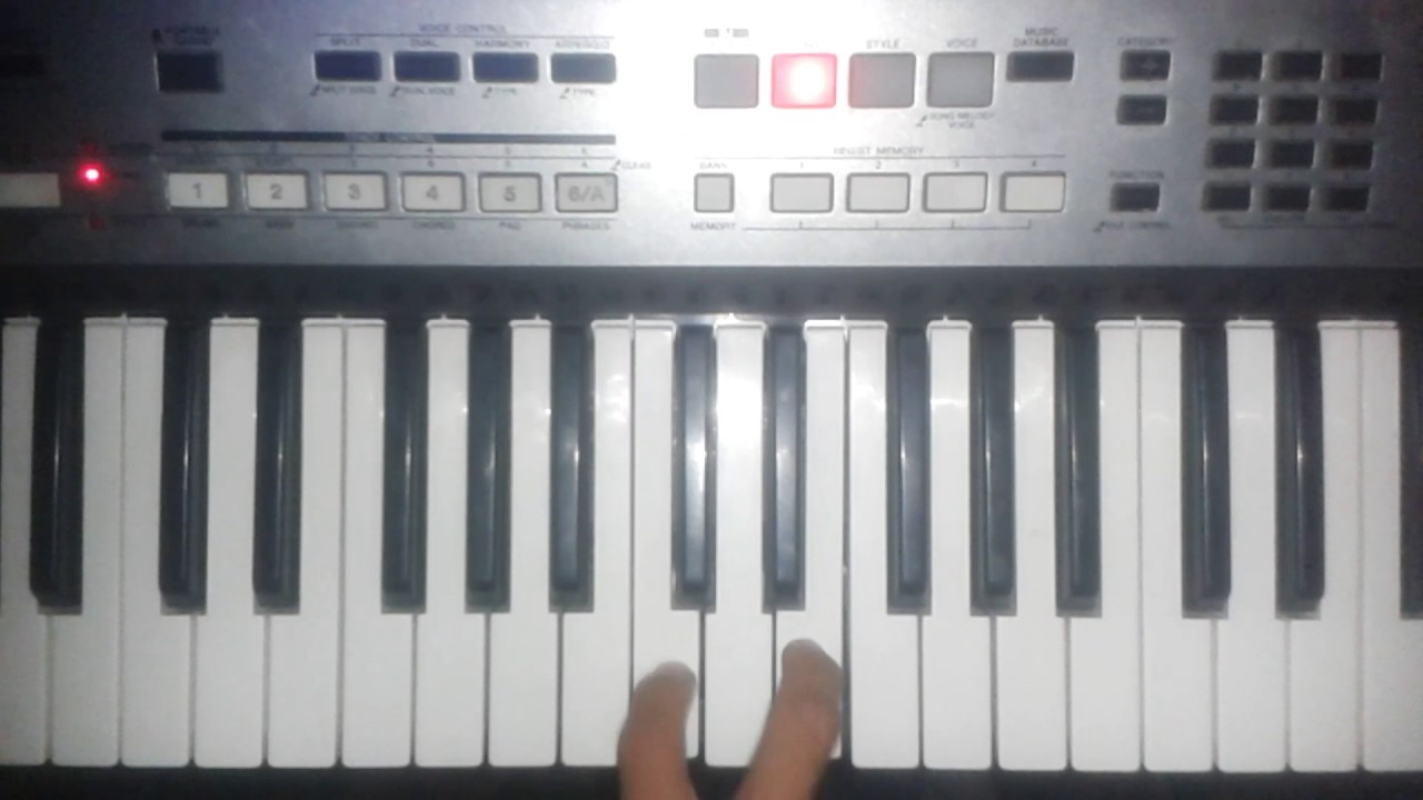 Muchas cuentas tengo con mi señor melodía en teclado nota fa mayor 
