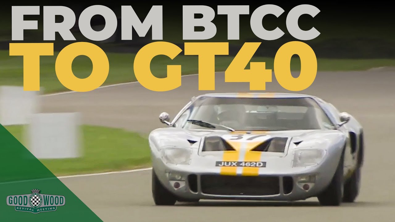 BTCC legend Shedden attacks Goodwood in Ford GT40 | Revival 2022