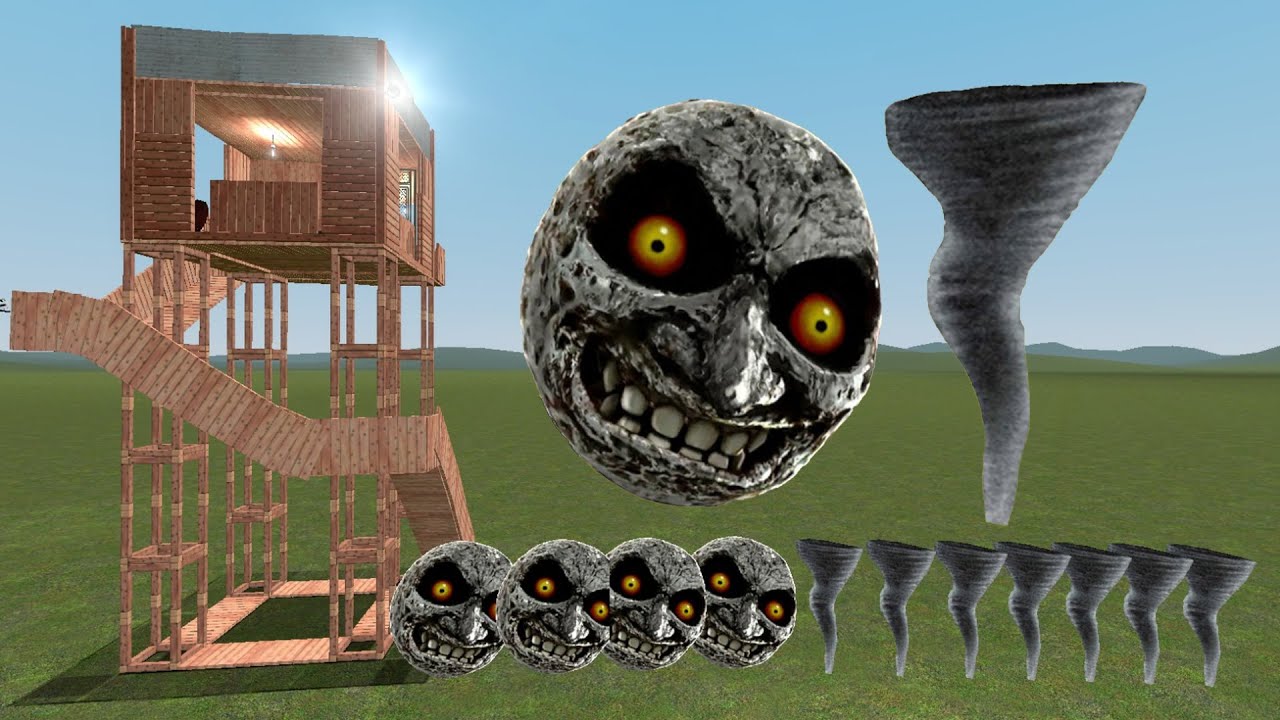 Termina And Tornado Nextbot Vs Towers In Garry's Mod