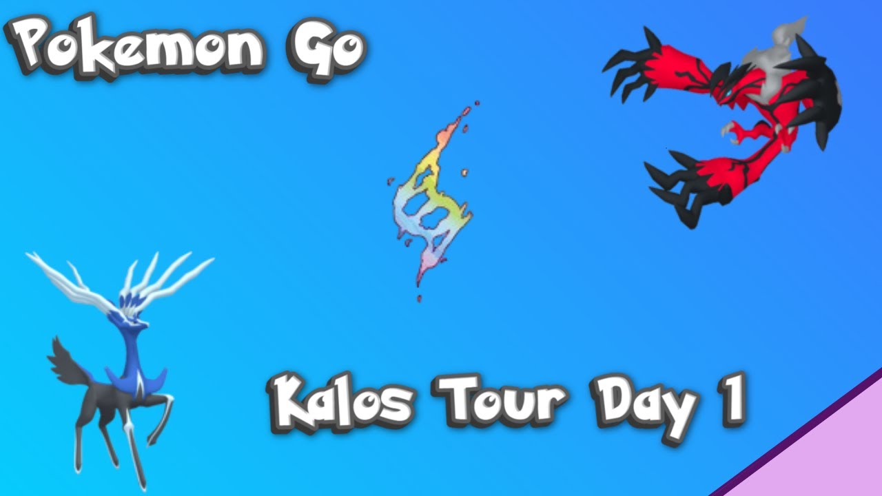 Pokémon go tour kalos day 1!!!!