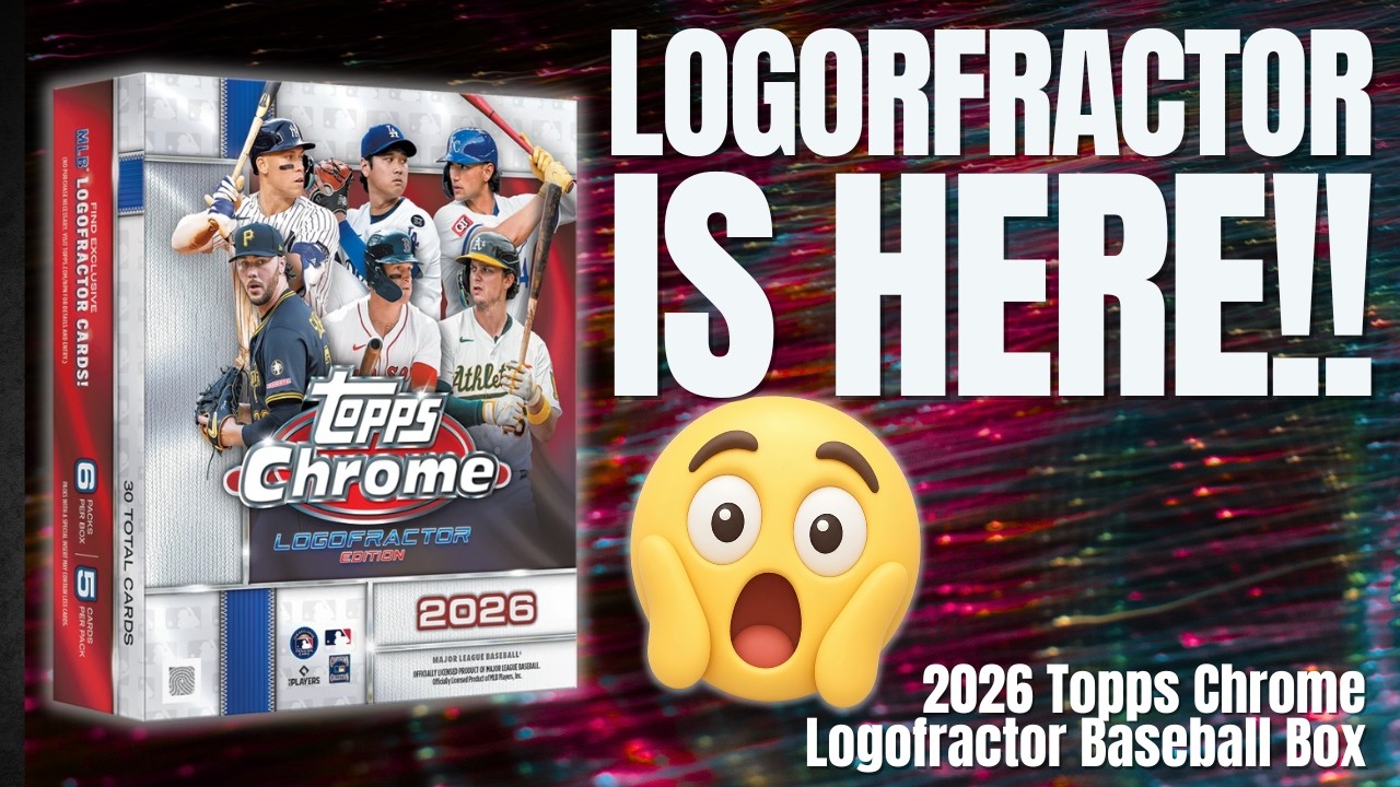 ОХОТА НА LOGOFRACTOR ОТКРЫТА! 🔥 Распаковка коллекции бейсбольных карточек 2026 Topps Chrome Logof...
