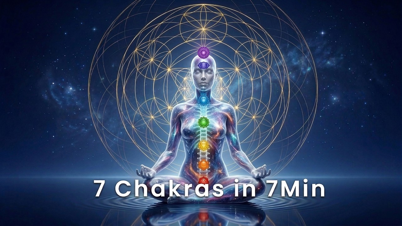 7 Chakras in 7Min 🎧 LISTEN UNTIL THE END FOR A COMPLETE REBALANCING OF THE 7 CHAKRAS 🙏​​