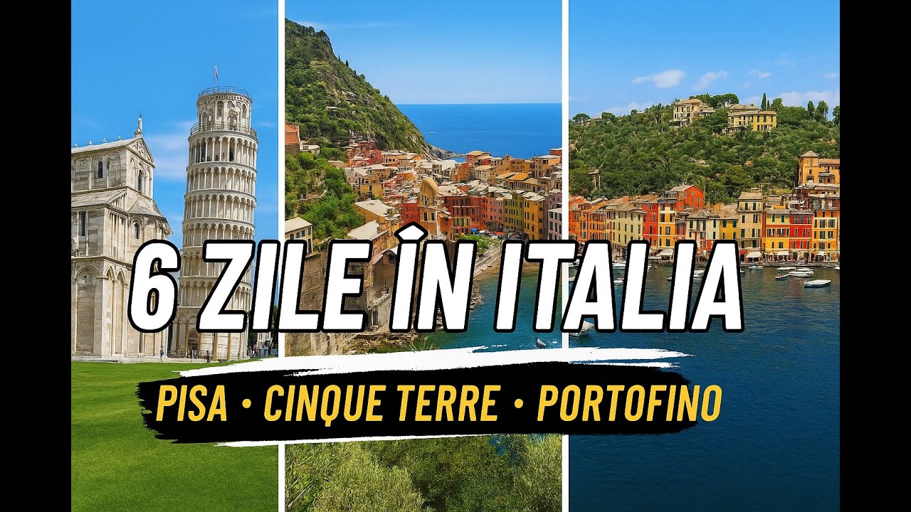6 Zile în Italia. Pisa, Cinque Terre și Portofino | Vlog de Călătorie