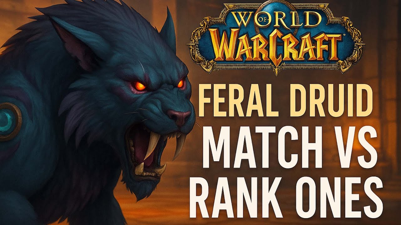 The sweatiest blitz match you will ever see - Feral druid pvp the war within 11.1.7