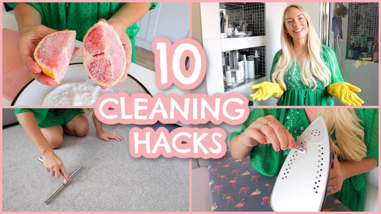 10 NEW CLEANING HACKS I HAD TO TRY | TESTING TIK TOK HACKS  |  Emily Norris