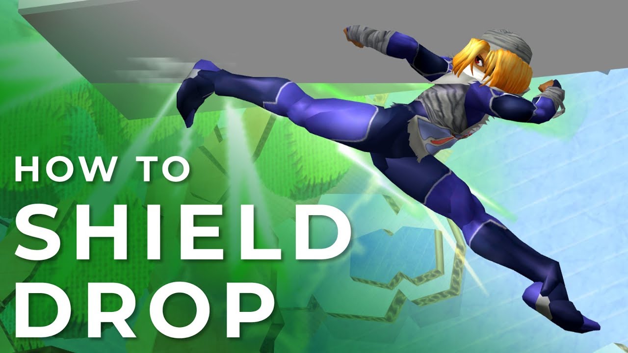 How to Shield Drop - Super Smash Bros Melee