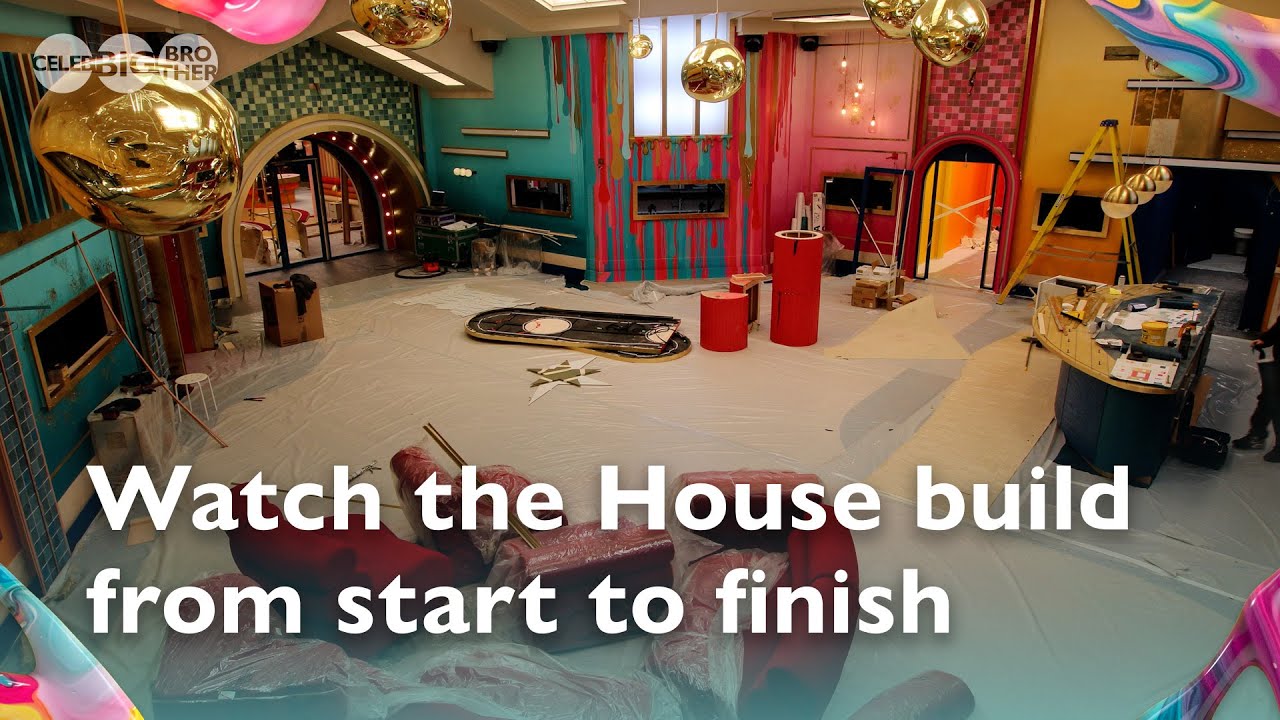 Timelapse of the House being built | Celebrity Big Brother 2025