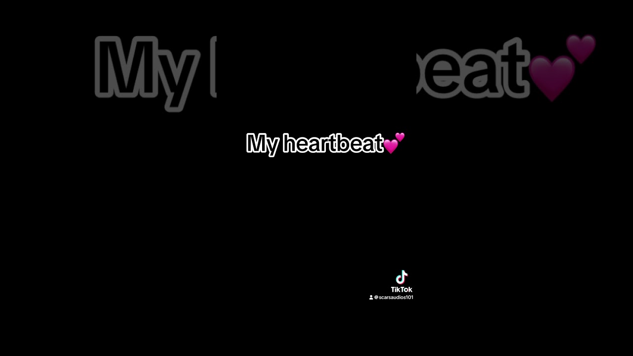 My heartbeat💕 #comfort #heartbeat #audio #comfortaudio #sleep #sleepaidasmr