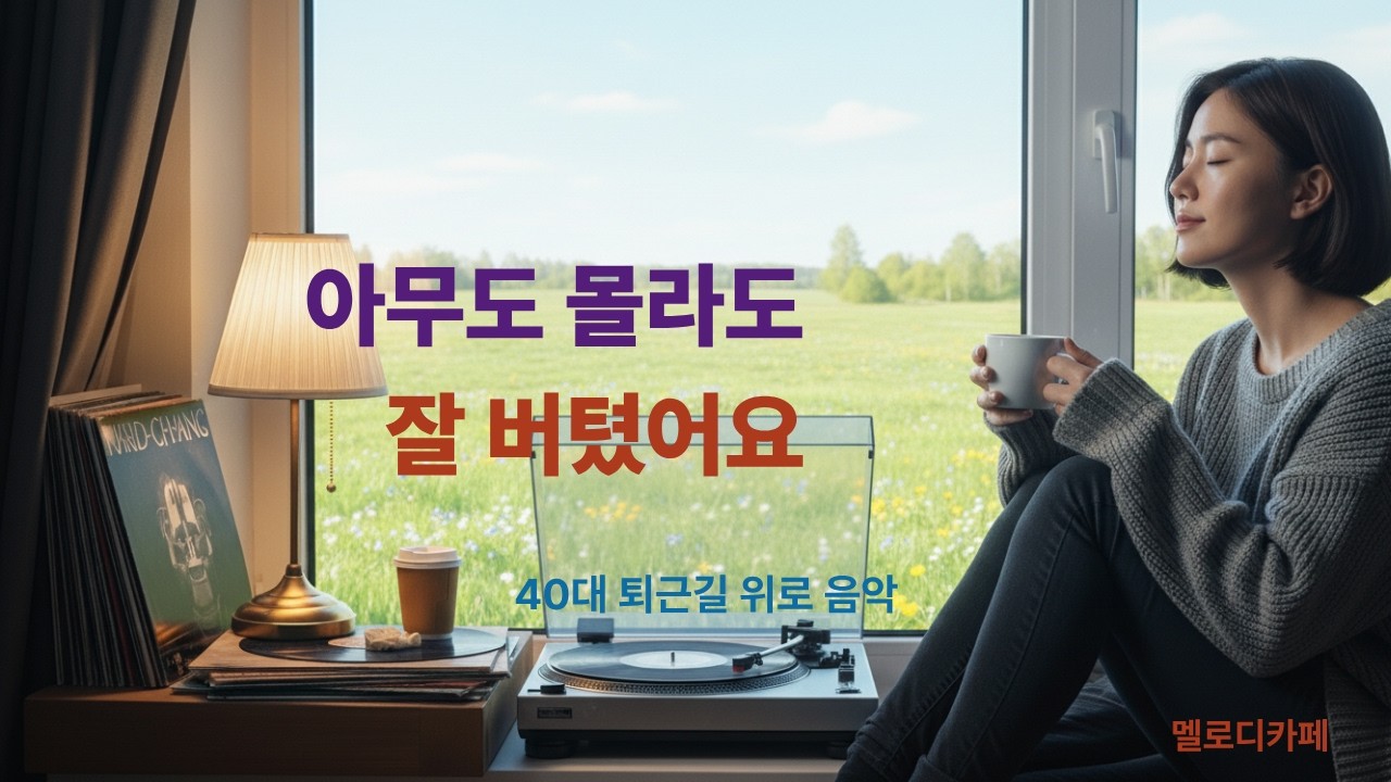40대라서 더 힘든 날… 아무도 몰라도 당신은 잘 버텼어요
