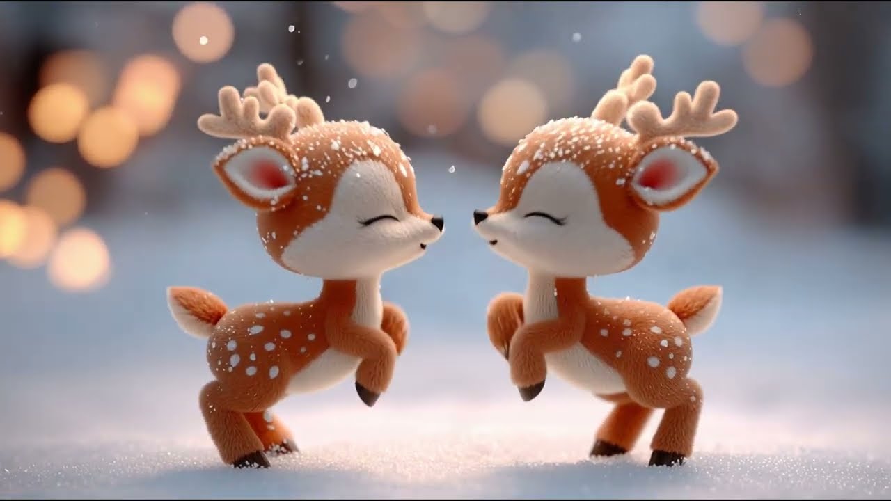 Jingle Bells Dance Party | Cute Animals Christmas Song For Kids