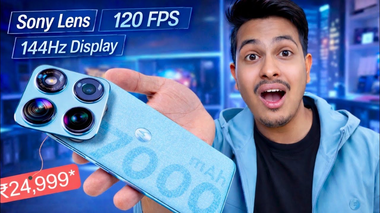 Motorola Edge 70 Fusion | 7000mAh , SD 7s Gen 4 @ 24,999*!