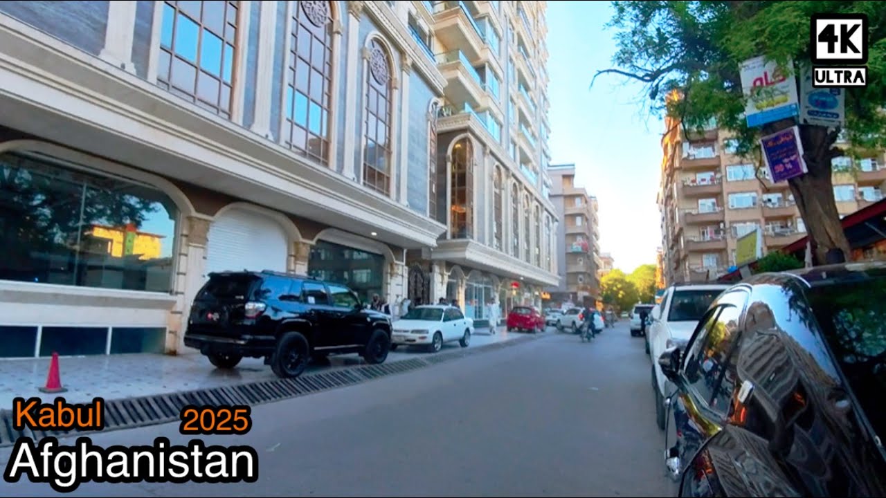Kabul Afghanistan 2025 | 4K Ultra HD City Tour of Karte 4 - Vibrant Streets & Life