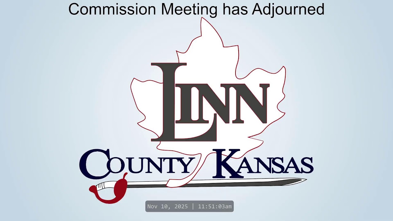 Linn County Kansas Commission Meeting  11.10.25