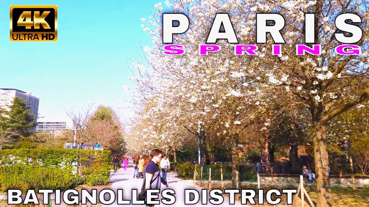 🇫🇷Walk in Paris, France - Batignolles District - Spring 2022 Paris Printemps