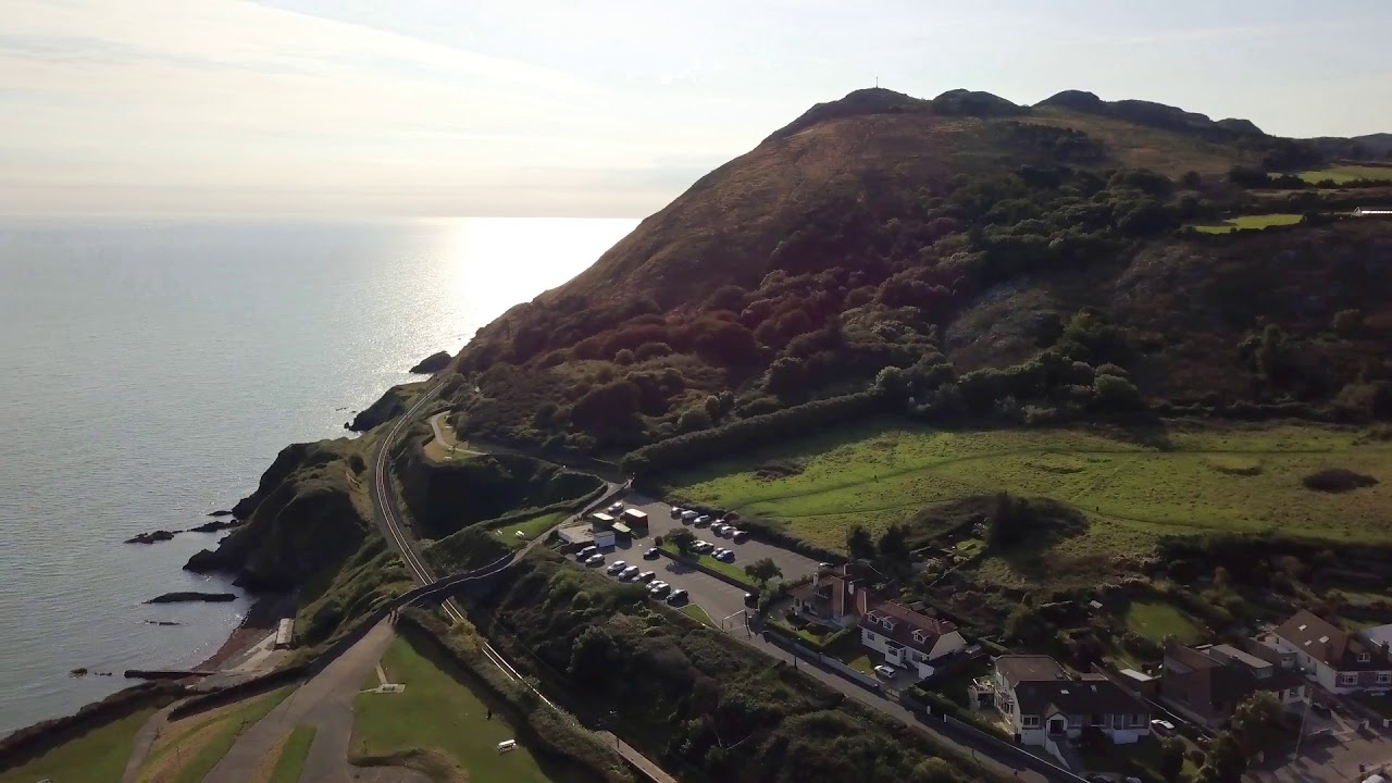 Bray, Ireland drone footage