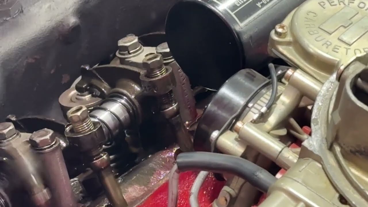 1957 Thunderbird y-block valve adjustment with engine running