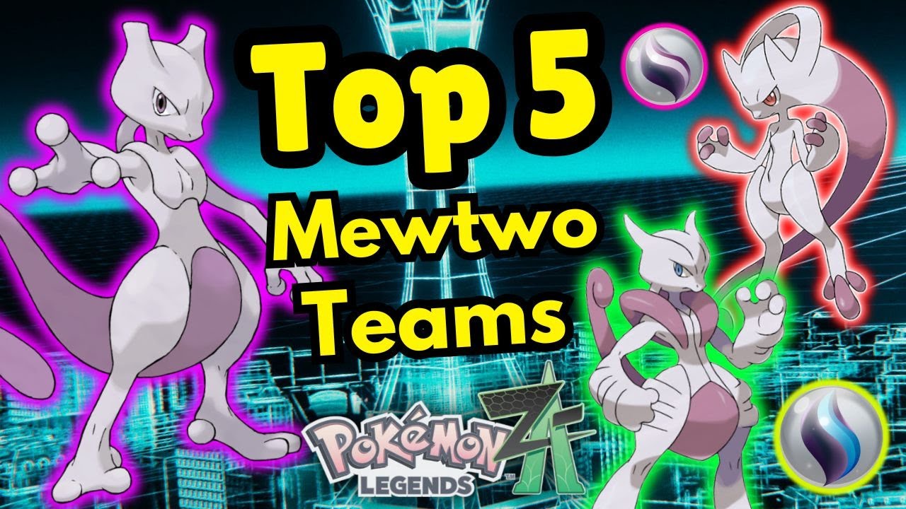 5 лучших команд Мьюту! Руководство по метаанализу рейтинговой лестницы Pokemon Legends Z-A 3-го с...