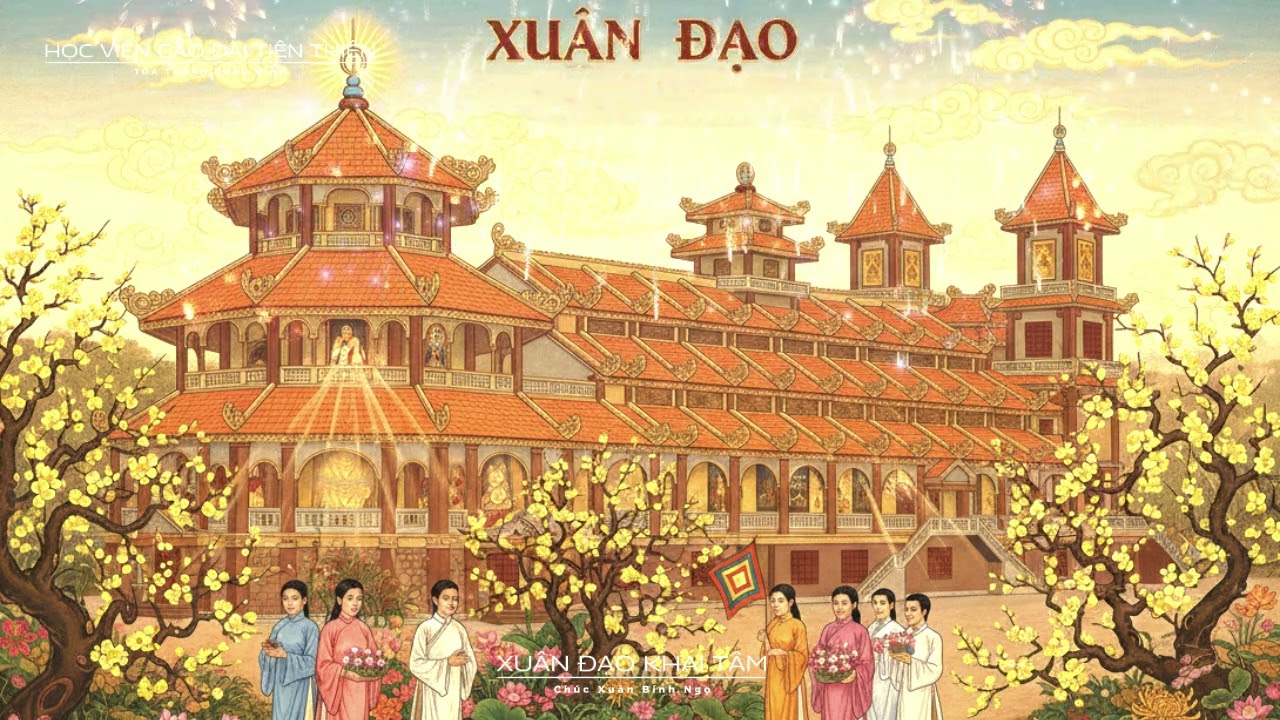 XUÂN ĐẠO KHAI TÂM BÍNH NGỌ 2026  Thông Điệp Xuân Tâm Linh – Khai Trí Huệ, Vững Đạo Tâm