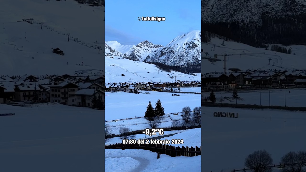 Livigno 2 febbraio 2024 #meteolivigno #livignoskiresort