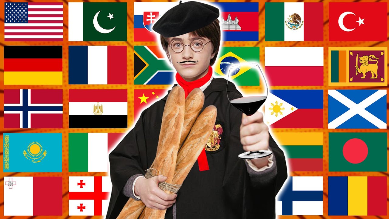 Harry Potter in different languages meme