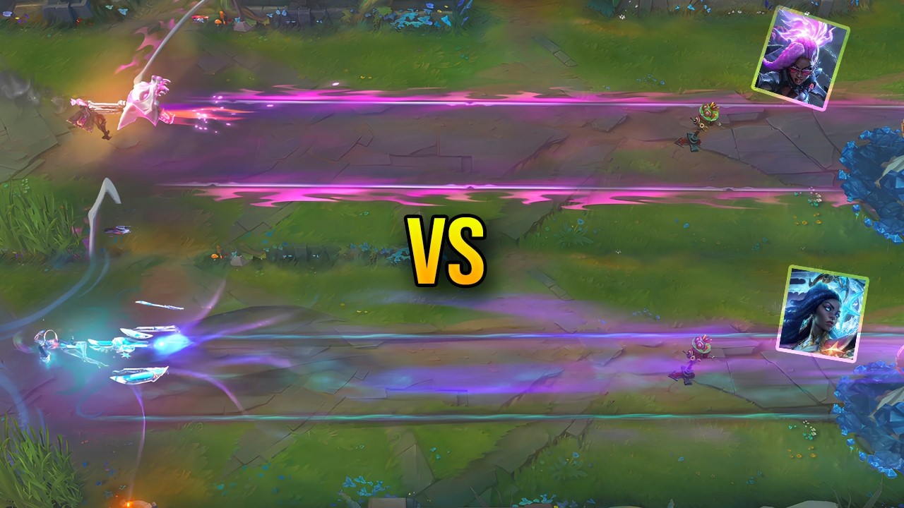 Warhounds Seena vs Winterblessed Senna - Skin Comparison - League of Legends