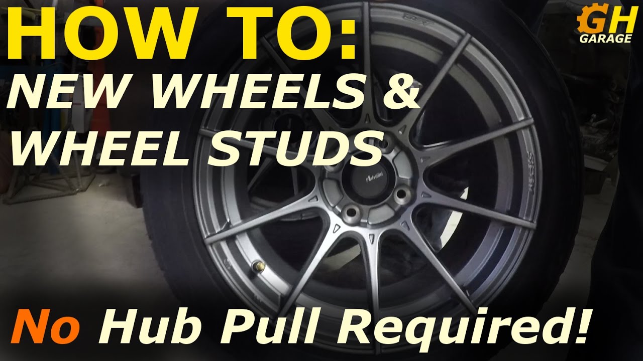 New Wheel Studs & Wheels Tutorial! | Reborn Turbo Miata Build #7