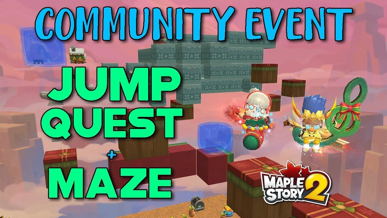 MapleStory 2 Community Event! Jump Quest + Maze | #JoddySquad