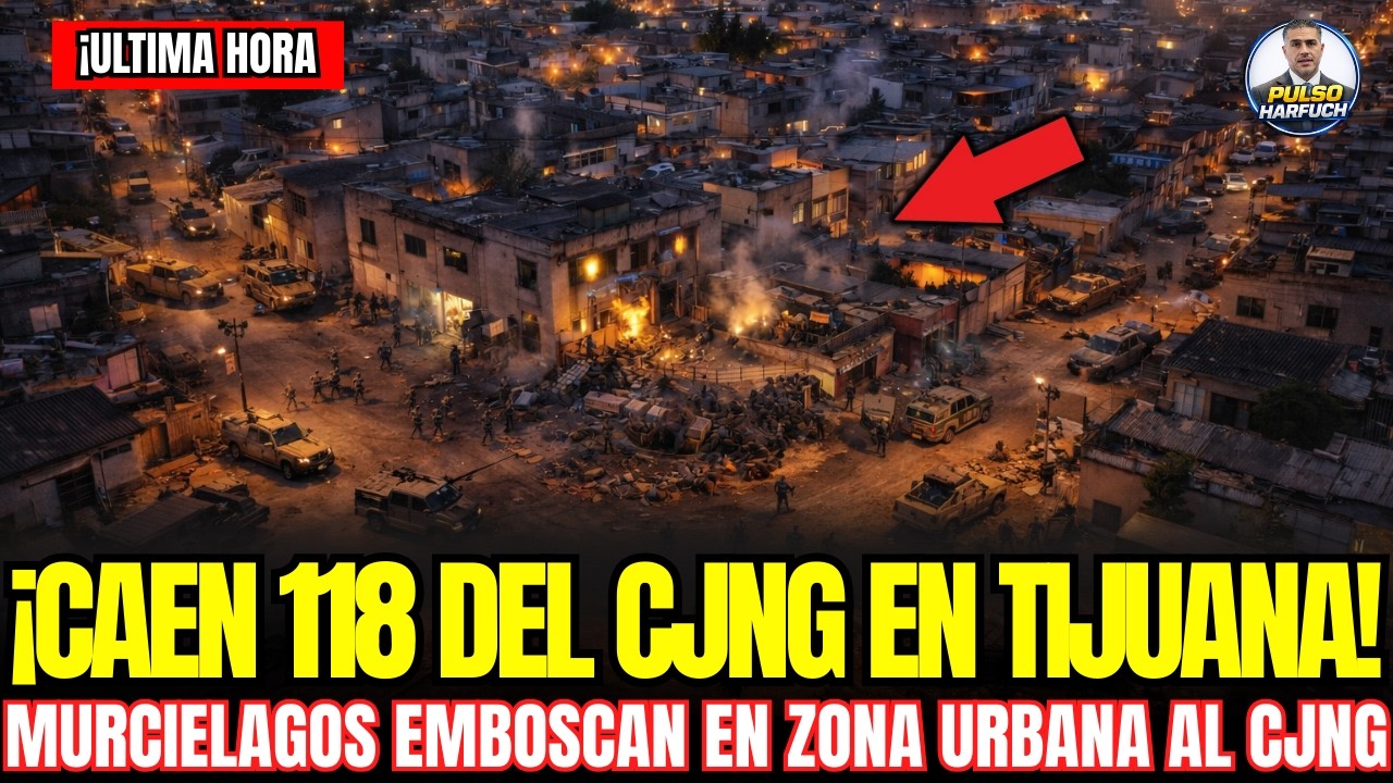 ¡ÚLTIMA HORA! Murciélagos ACORRALAN 118 Sicarios CJNG en Tijuana y TODO TERMINA EN MASACRE