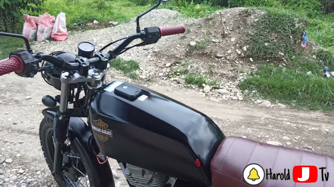 Kawasaki Barako 2 Scrambler Build