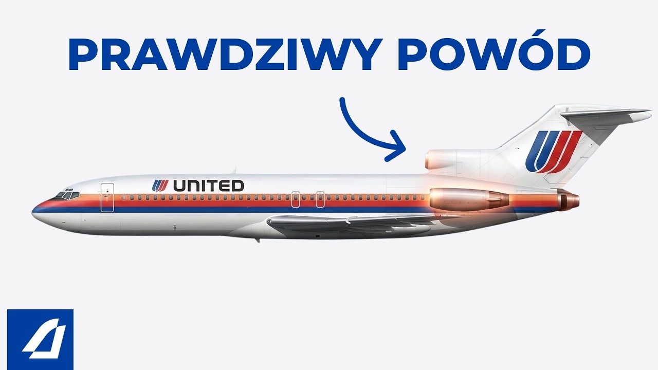 Dlaczego Boeing umieścił trzy silniki w ogonie 727