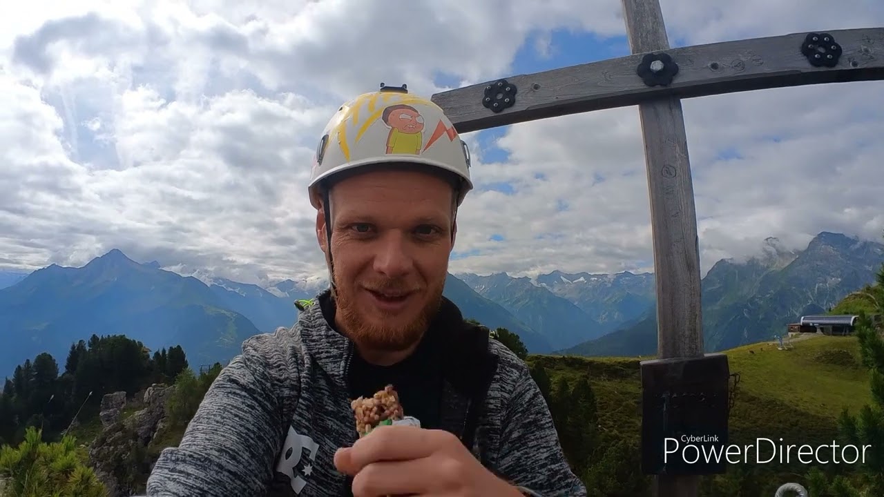 Klettersteig in Mayrhofen beim Penken am Knorren