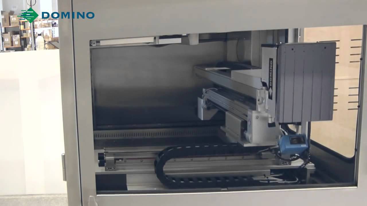 The Domino M220 Pallet Labeller