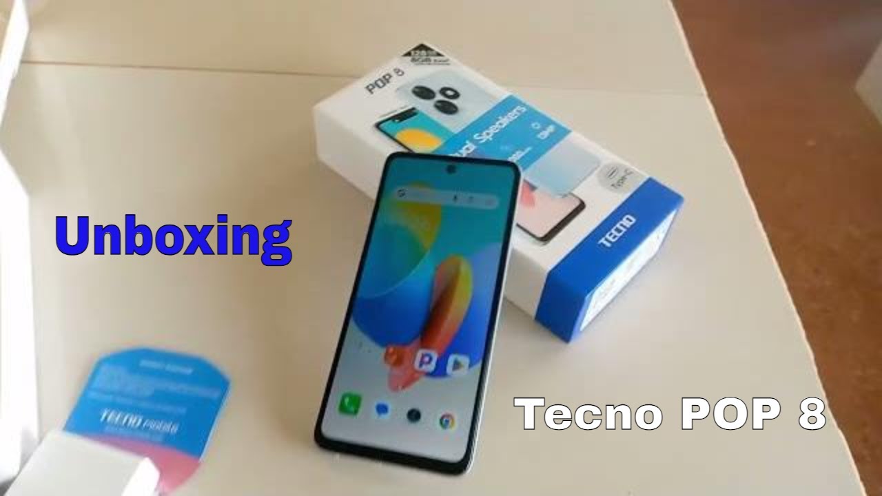 Unboxing and first look at Tecno POP 8 6.6