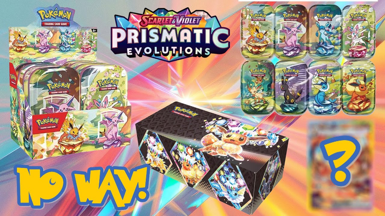 Opening *NEW* Pokemon Prismatic Evolutions Mini Tins & Surprise Box - Insane Hits!