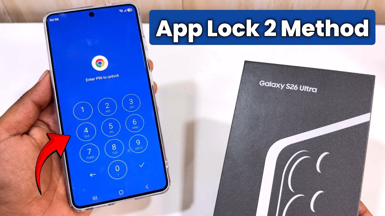 How to lock apps in Samsung galaxy S26 ultra | 2 Method to lock apps in Samsung phone
