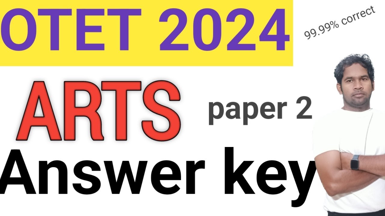 OTET PAPER 2 ARTS ANSWER KEY SIR ODIA . | Otet answer key 2024 | SIR odia