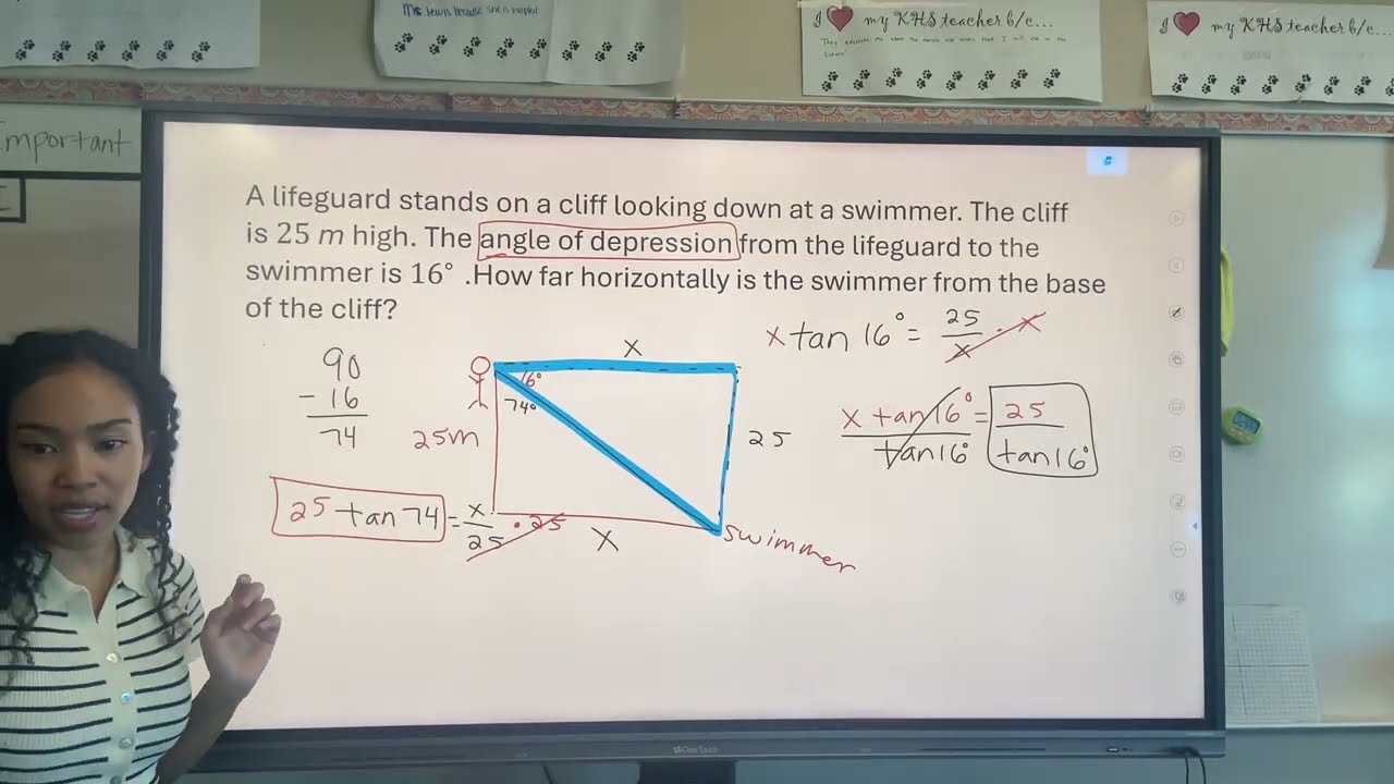 Trig Ratios in the Real World (Word Problems)