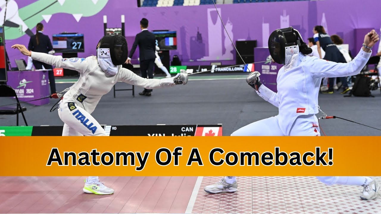 Massive Comeback In The Junior Women's Epee World Championships!