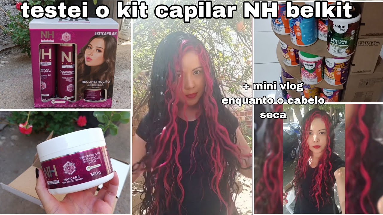 Testando o kit capilar BELKIT da Shopee + mini vlog (Tianguá Ceará)