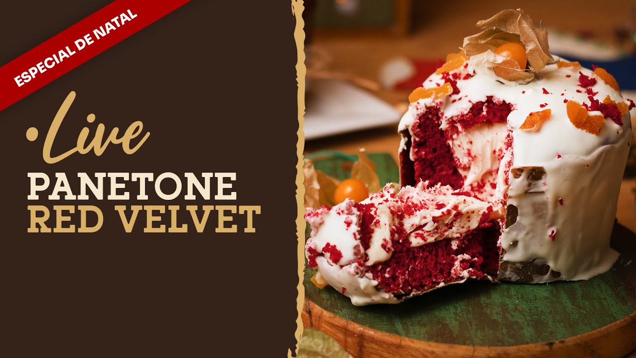RECEITA DE PANETONE RED VELVET: A receita do ano.