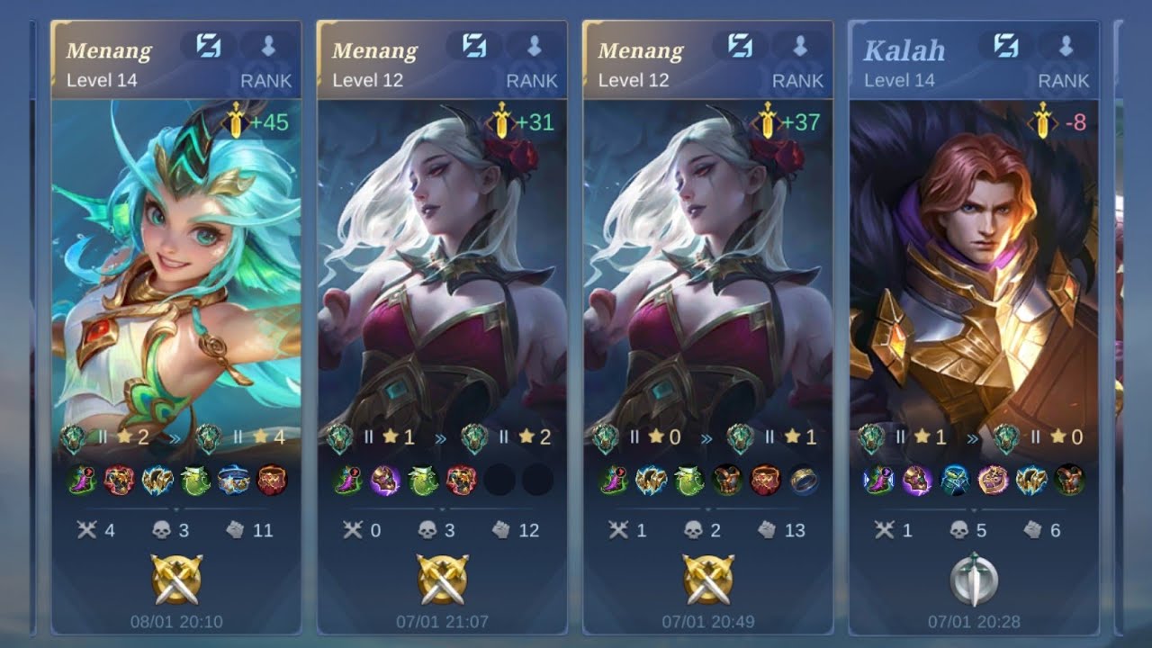 PUSH RANKS MOBILE LEGENDS😍